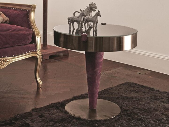 Prince - round metal coffee table | Longhi