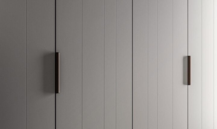 Rain - modular lacquered wardrobe with coplanar doors | ALF Dafre