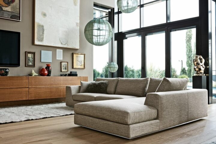 Ralph - corner fabric sofa | Alberta Salotti