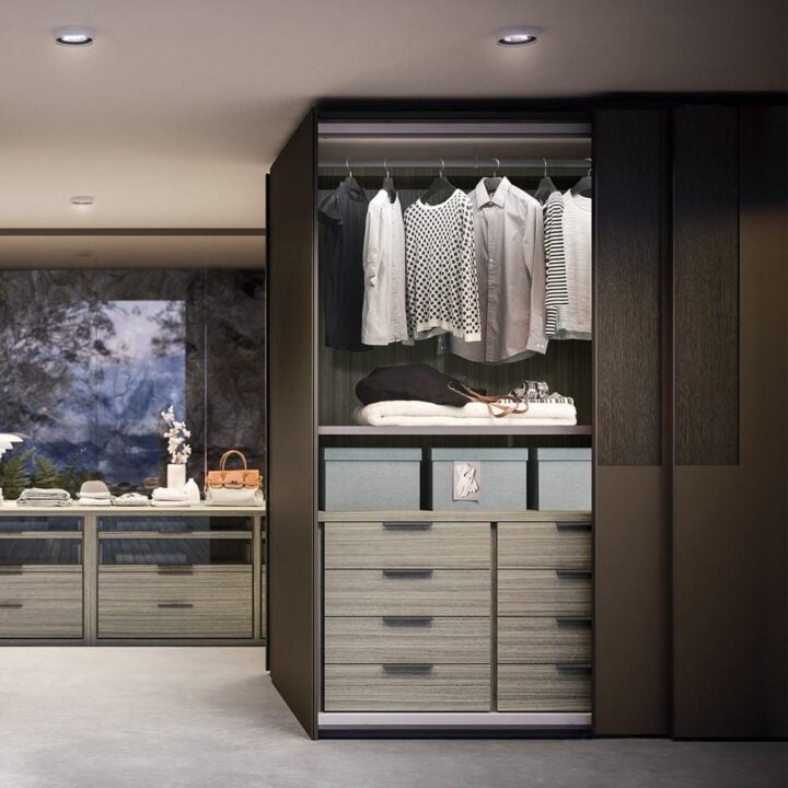 Rubic - modular lacquered wardrobe with coplanar doors | ALF Dafre