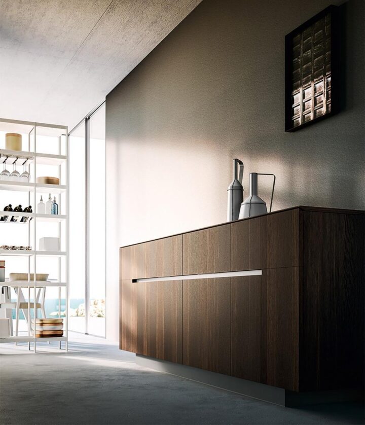 Soho - lacquered kitchen with handles | ALF Valdesign