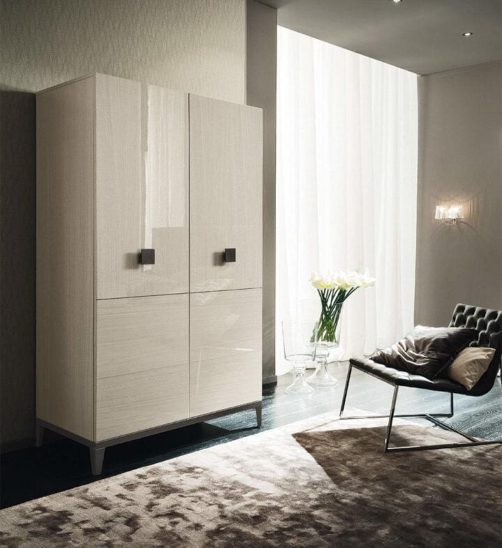 Mont Blanc - eco-leather bedroom set | ALF Italia