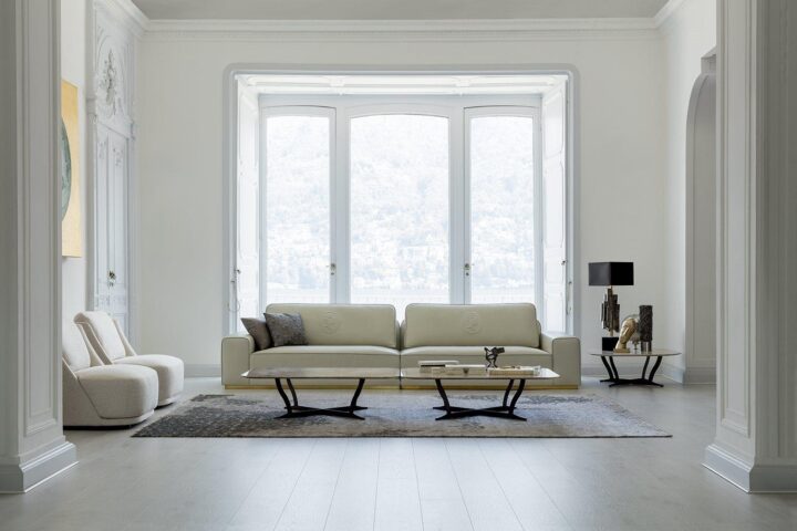 Stewart - corner leather sofa | Alberta Salotti