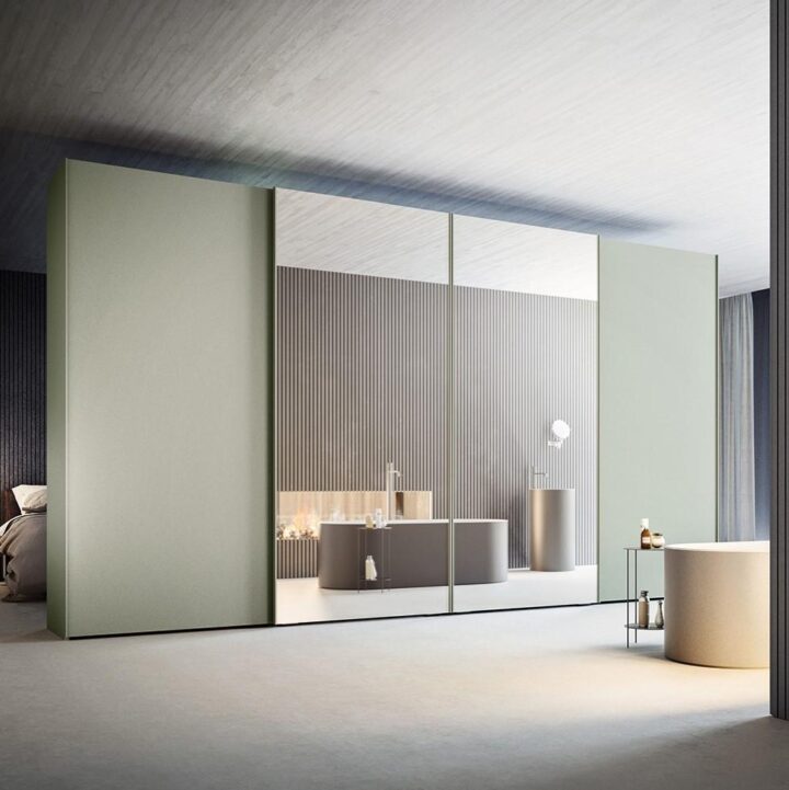 Vision - modular lacquered wardrobe with drawers | ALF Dafre