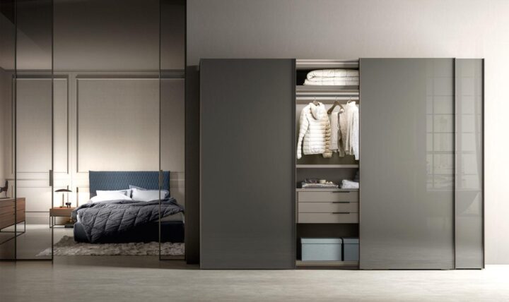 Vision - modular lacquered wardrobe with drawers | ALF Dafre