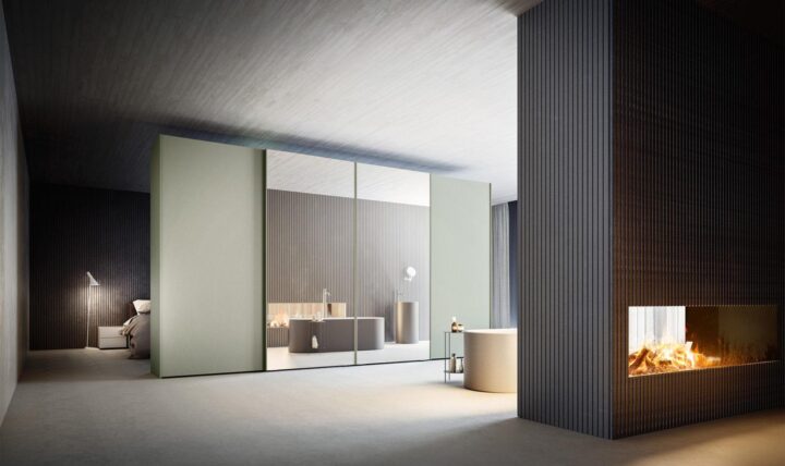 Vision - modular lacquered wardrobe with drawers | ALF Dafre