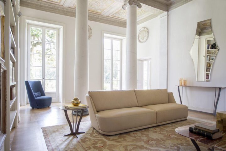 Vivien - sectional velvet sofa | Alberta Salotti