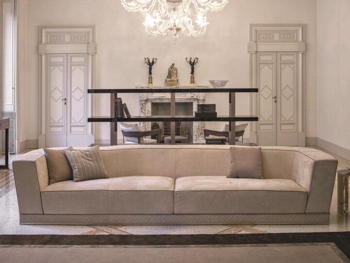 Welles - corner nabuk sofa | Longhi