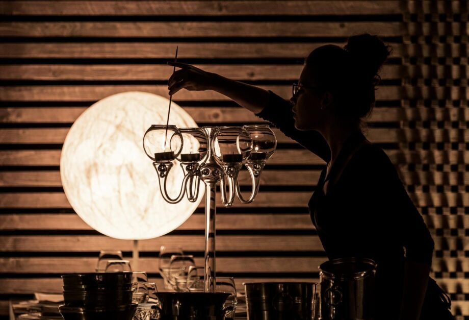 Moon F Floor Lamp Davide Groppi