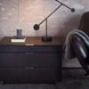 Harvey Line Bedside Table Minotti