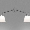 Tolomeo Basculante Suspension 2 Bracci Pendant Lamp Artemide