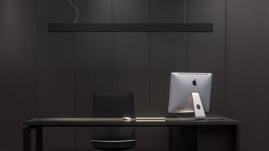Black Foster Suspension 1200 Pendant Lamp Arkoslight