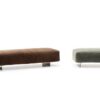 Quincy Chevron Pouf Minotti