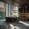 Essenza Supernatural Green And Copper Kitchen Martini Interiors