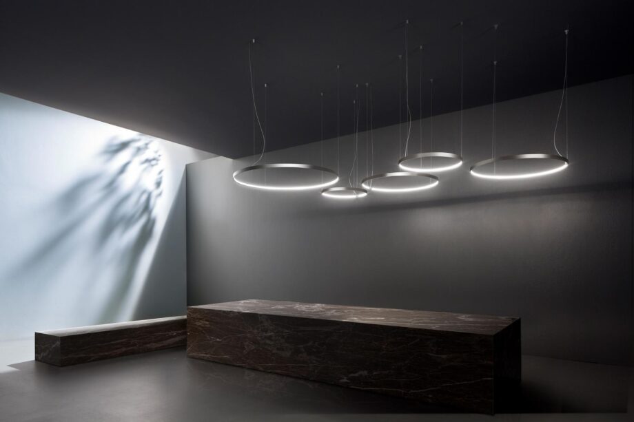 Zero Round Pendant Lamp Panzeri