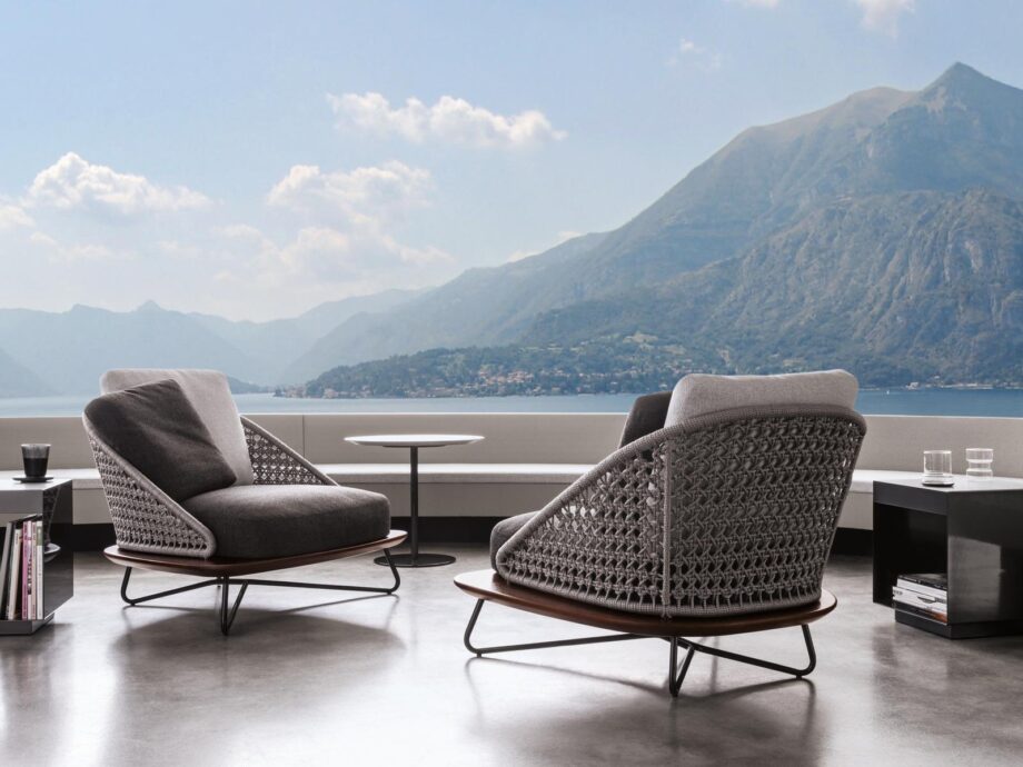 Rivera Armchair Outdoor Armchair Minotti