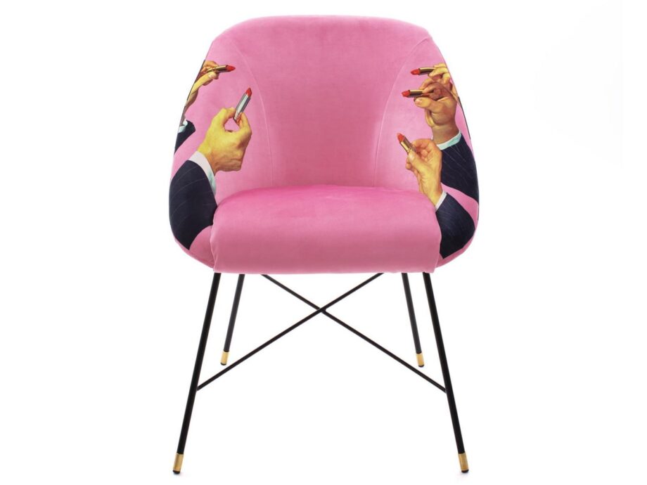 Lipsticks Pink Chair Seletti