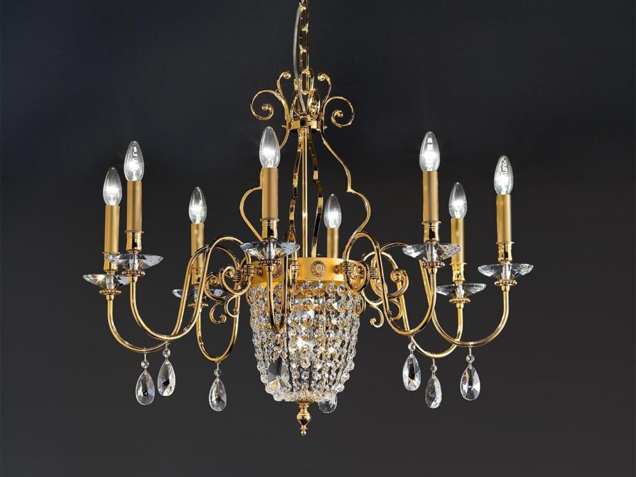 Elegantia 8+1 / 12+1 Pendant Lamp Masiero