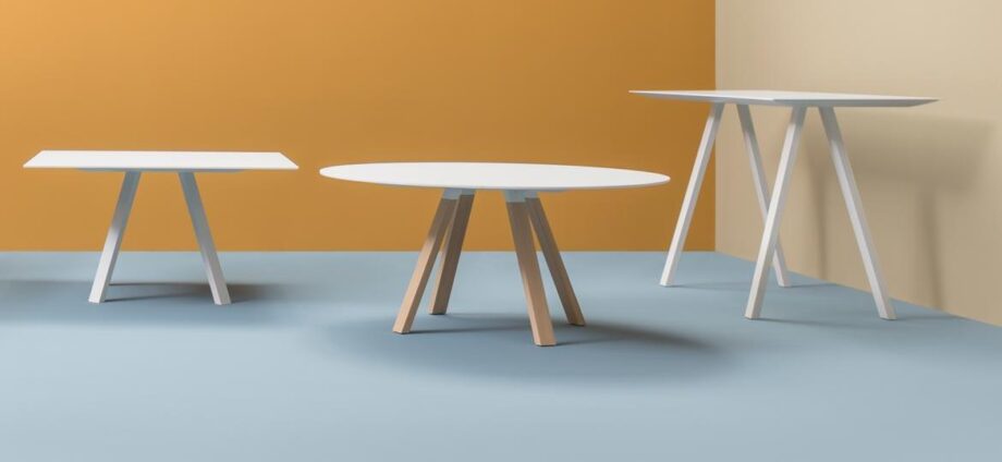 Arki Table Arkw5 Wood Table Pedrali