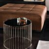 Caulfield Black Nichel Coffee Table Minotti