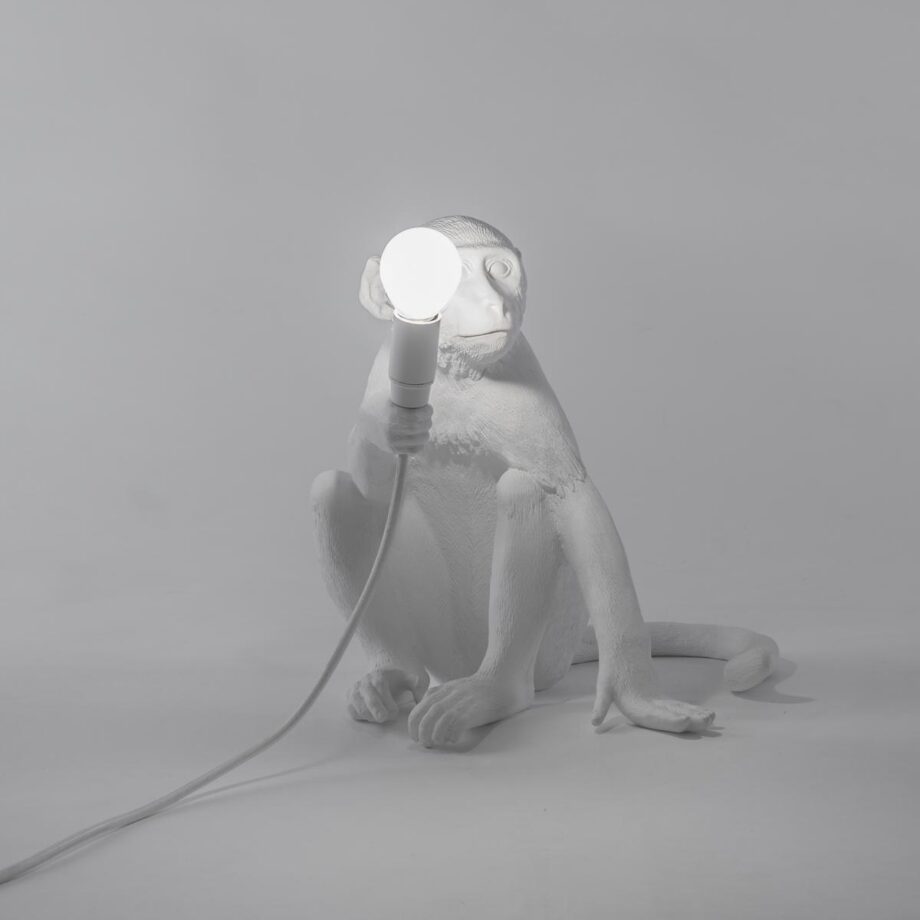 The Monkey Lamp Sitting Outdoor Floor Lamp Seletti