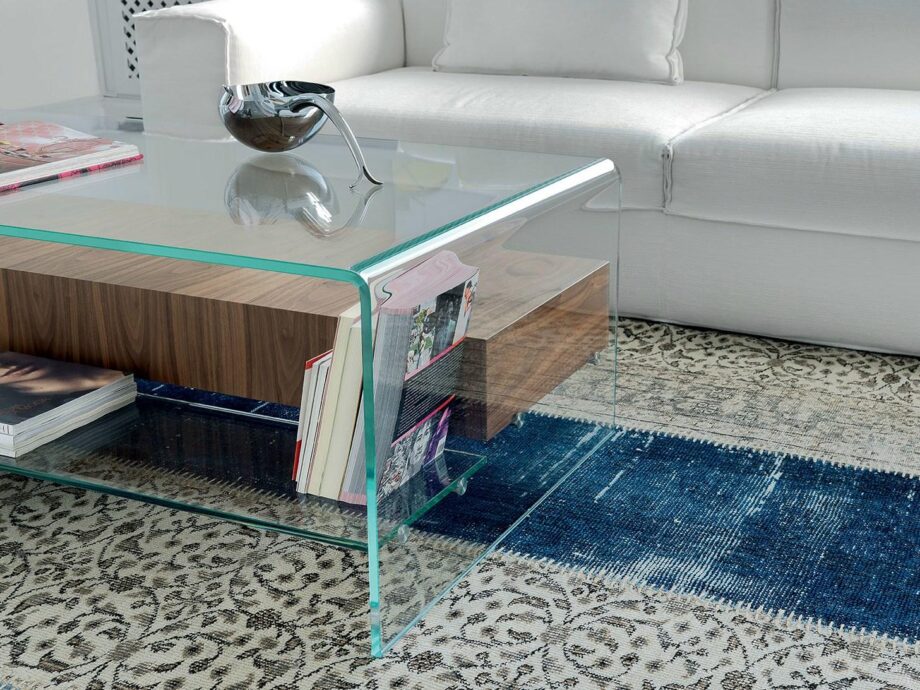 Bridge With Drawer And Shelf Coffee Table Sovet