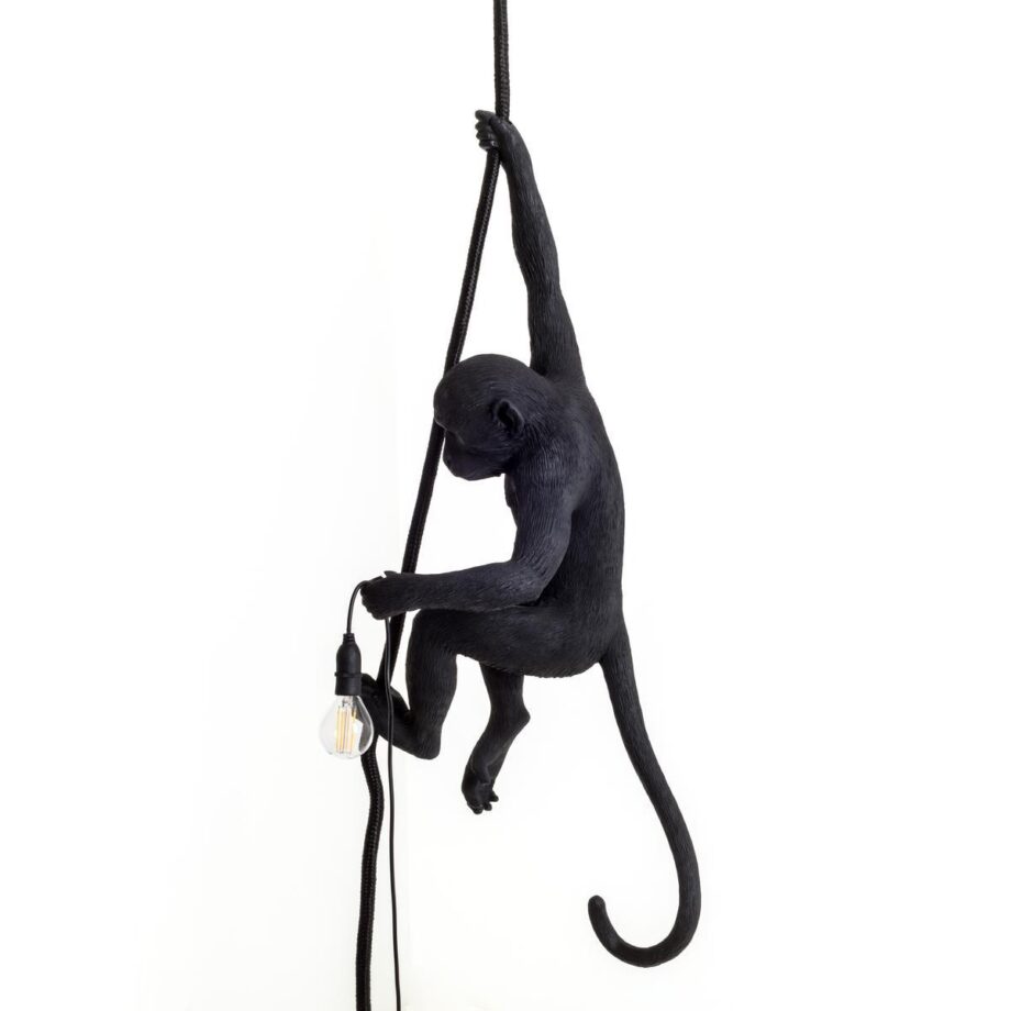 The Monkey Lamp Black Ceiling Outdoor Pendant Lamp Seletti
