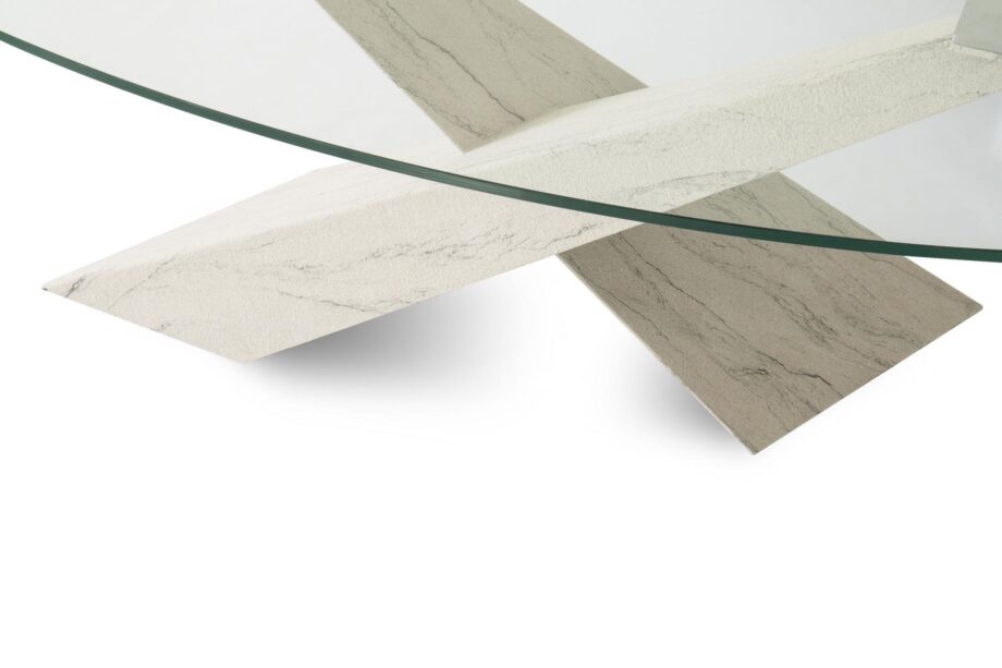 Living Stone And Glass Table Riflessi