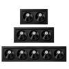 Black Foster Asymmetric Recessed 3 Spotlight Arkoslight