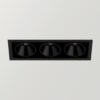 Black Foster Recessed 3 Spotlight Arkoslight
