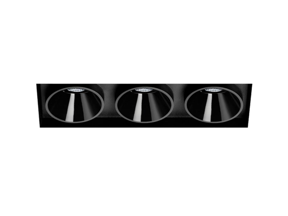 Black Foster Trimless 3 Spotlight Arkoslight
