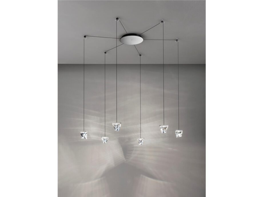 Tripla 6 Spots Pendant Lamp Fabbian