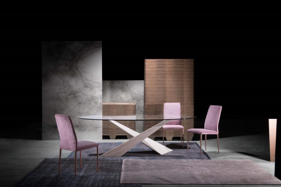 Living Stone And Glass Table Riflessi