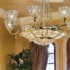 Raffaello 1999/6+8 C Pendant Lamp Possoni Illuminazione