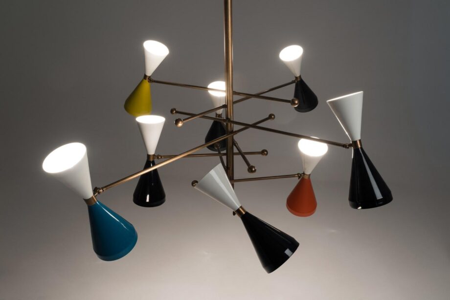 Flipper Pendant Lamp Mantellassi 1926