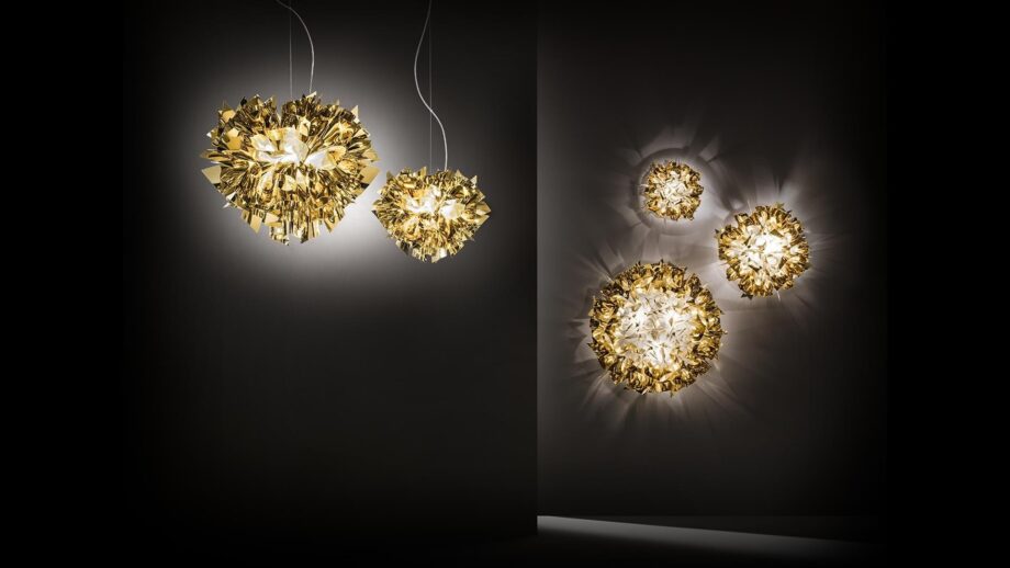 Veli Gold Pendant Lamp Slamp