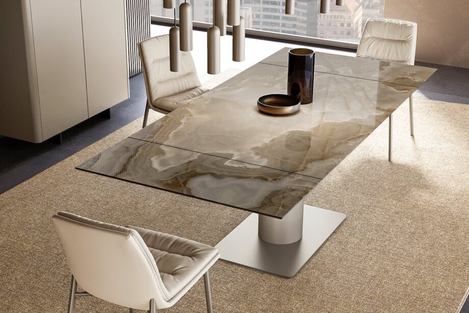 Cilindro Extendable Ceramic Table Eforma