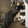 Angle Beam Ceiling Lamp Dark