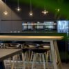 Angle Beam Ceiling Lamp Dark