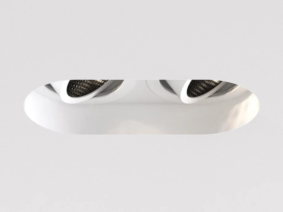 Trimless Round Twin Adjustable Spotlight Astro Lighting