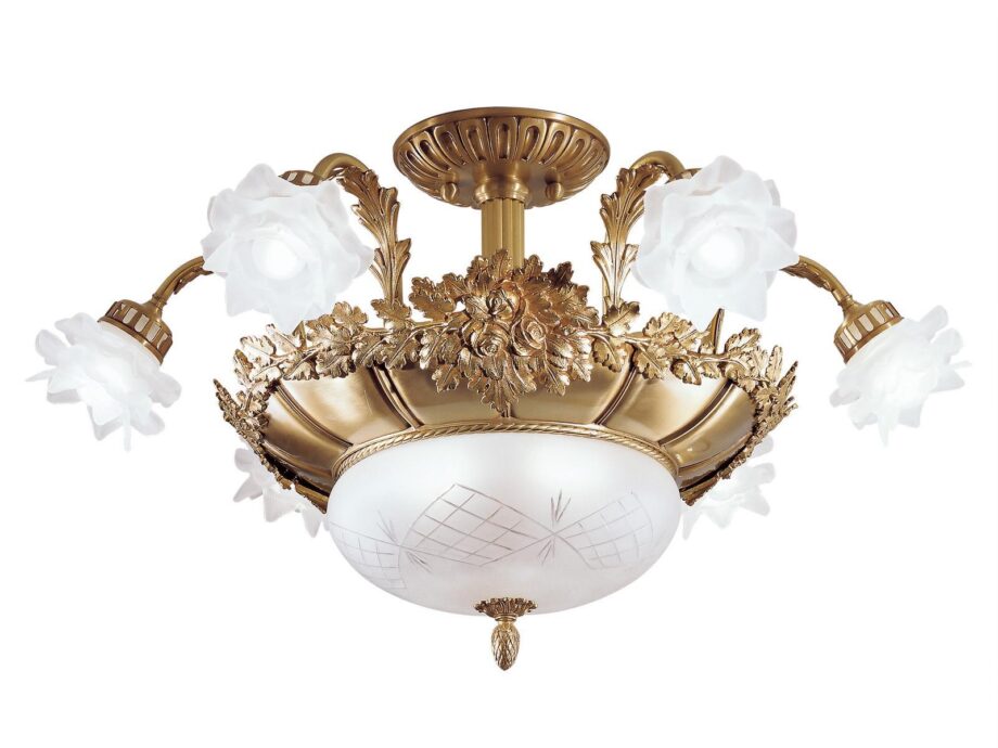 Rose 700/6+2sf Ceiling Lamp Possoni Illuminazione