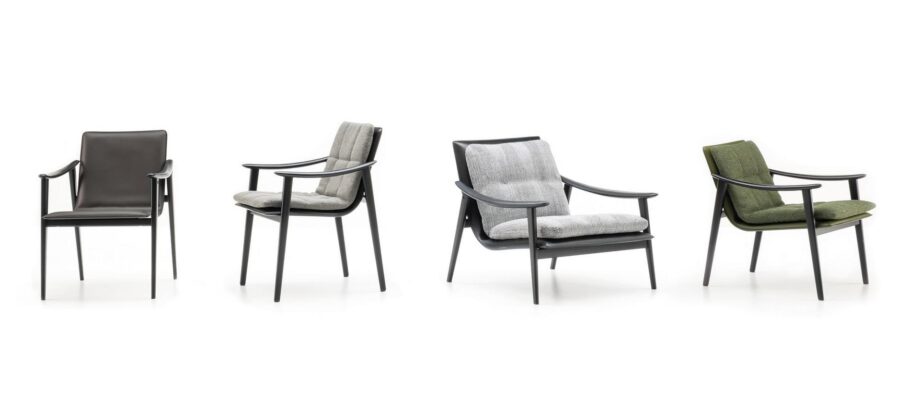 Fynn Saddle Hide Chair Minotti