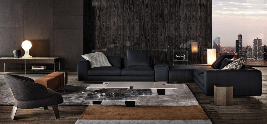 Freeman Seating System Sofa Minotti