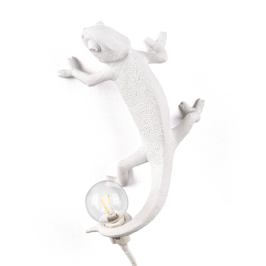 Chameleon Going Up Wall Lamp Seletti
