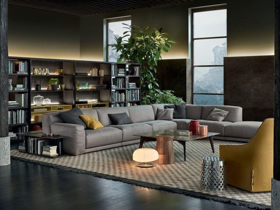 Wall System Bookcase Poliform