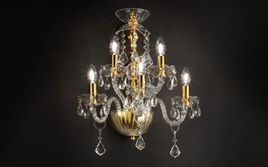 Glass Ve 871 A3 / A5 / A12 Wall Lamp Masiero
