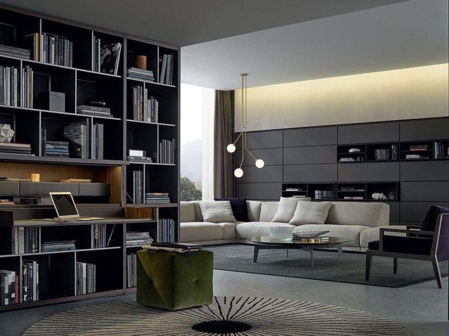 Wall System Bookcase Poliform