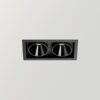 Black Foster Recessed 2 Spotlight Arkoslight