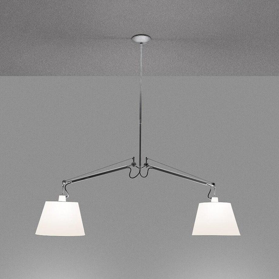 Tolomeo Basculante Suspension 2 Bracci Pendant Lamp Artemide