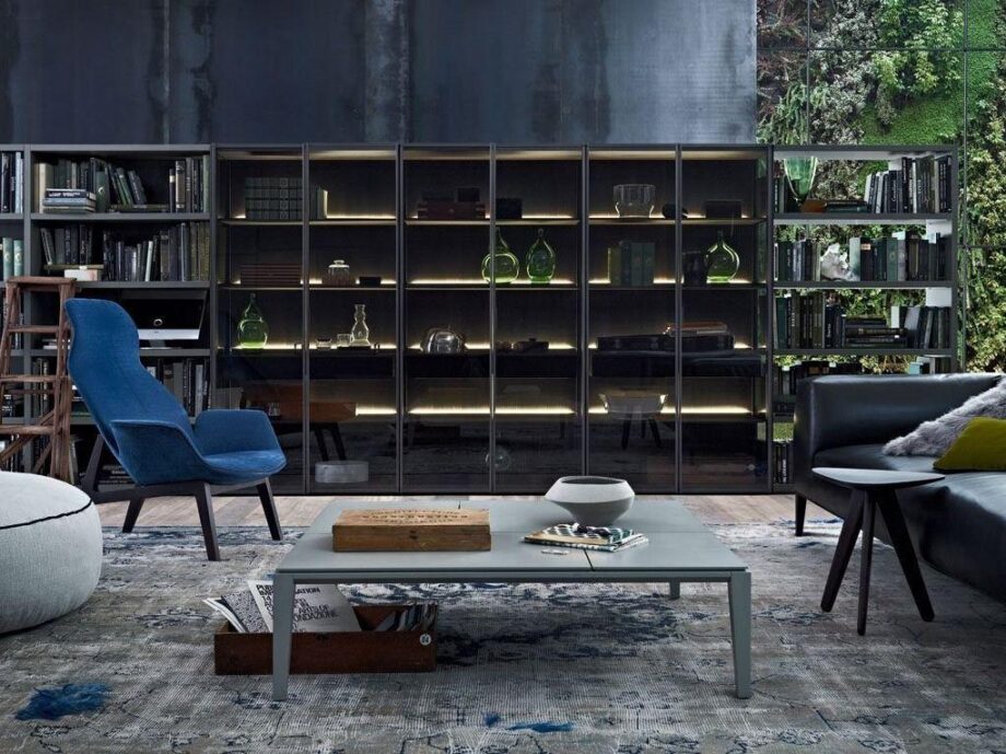 Wall System Bookcase Poliform